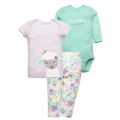 2026 Newborn Baby Clothes Set Soft Cotton Bodysuits+Pants 3Pcs/Lot Baby Boy Outfits InFant Cartoon Baby Clothing Set 6-24M.
