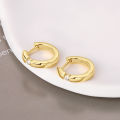 IOGOU 100% Moissanite Hoop Earrings 2.0mm VVS1 Fine Jewelry Original Simple 925 Sterling Silver Earrings for Women Men Gift. 