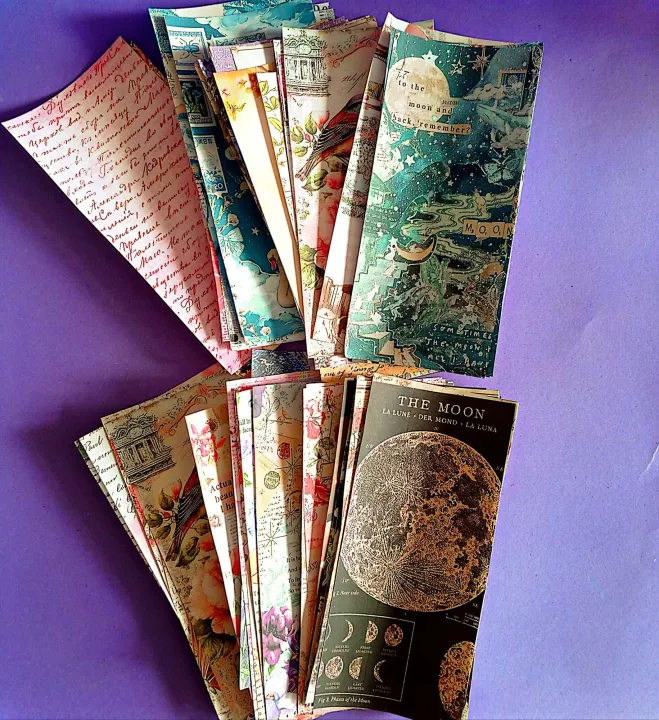 100 Sheets Vintage Natural Scenery Scrapbook Paper Pack, Non-sticky ...