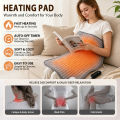 Eu Plus Standard Electric Heating Blanket Multi-Functional Warming Blanket Protects Waist Shoulders Neck Winter Warmth Item.