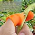 Silicone Thumb Cutter for Vegetables & Fruits - 5-in-1 Innovative Design for Effortless Cutting. 