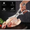 Ultra  Utility Scissors Stainless Steel Kitchen Scissors Chicken Bone Barbecue Scissors for Meat Fish Cutter Kitchen Tools. 