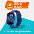 COLMI P81 Voice Calling Smart Watch Ultra 1.9 inch Screen 24H Health Monitor 100+ Sports Modes, Bluetooth Smartwatch Men Women -Time Square. 