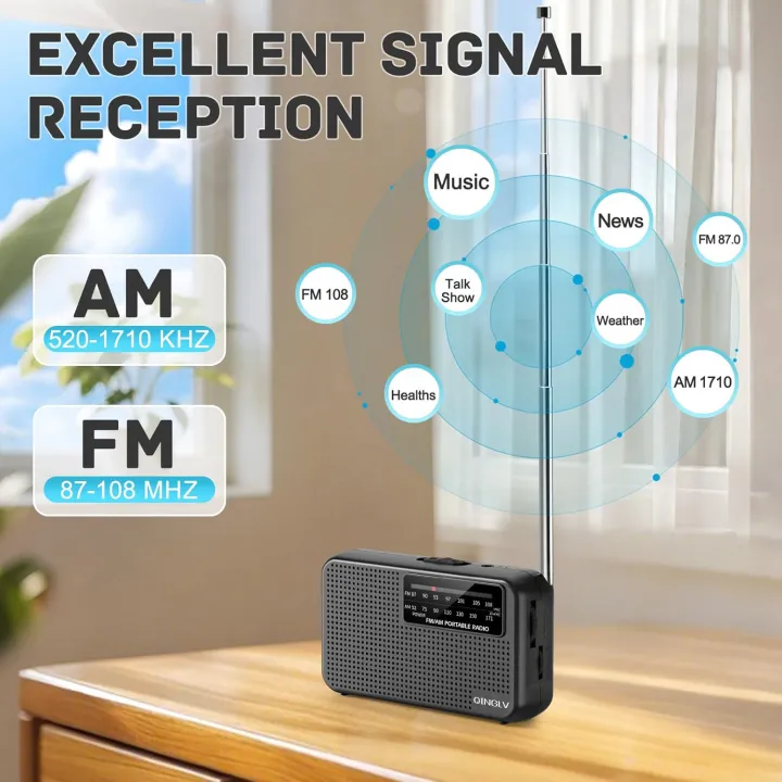Portable%20AM%20FM%20Radio%20Player%20Battery%20Powered%20Telescopic%20Antenna%20Reception%20with%20Headphone%20Jack,%20Indoor%20Outdoor%20and%20Emergency%20Use%20-%20Image%202