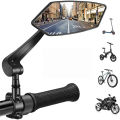 1pc/1pair Bike Rear View Mirror Reflector Adjustable Rotatable Handlebar Mirror Clear Rearview Electric Scooter Cycling Bicycle. 
