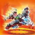 2IN1 Jurassic Mechanical Indominus Rex Dinosaur World Model Building Blocks City Fighter Dino Park Bricks Children Toy. 