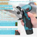 LYUWO Mini Angle Grinder Mini Household Rechargeable Cutting Machine Polishing Machine Electric Hand Grinder Polishing Machine. 