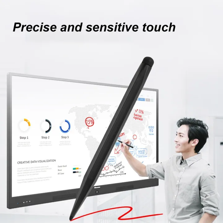 Computer Screen Pen Teaching Screen Pen Electronic Whiteboard Pen Double Tips Capacitive ...