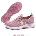 Autumn New Women's Shoes True Fly Weaving Old Beijing Cloth Shoes Little Daisy Casual Sports Walking Shoes for Girls. 
