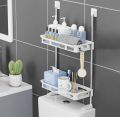 3 Tier Shelf Above The Toilet Tank Toilet Rack Mukti-Functional Storage Rack. 