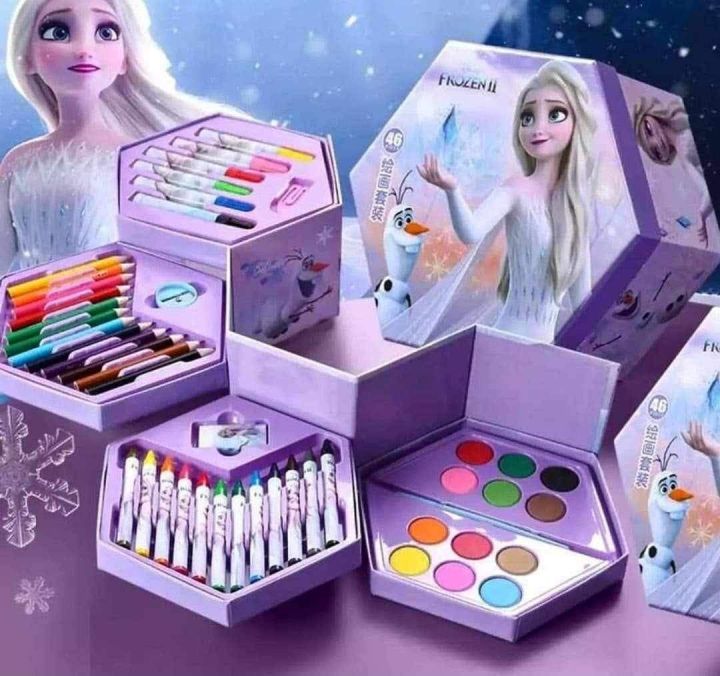 drawing set colour box frozen characters best for gift baby toys and brain development