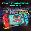 BT 5.2 Joy Controller RGB LED Switch L/R Joypad for Nintendo Switch/Lite/Oled JoyCon Gamepads Joystick with Dual Vibration. 