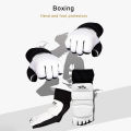 Taekwondo  Leather Foot Gloves Sparring Karate Ankle Protector Guard Gear Boxing Martial Arts Sock Adult Kid. 