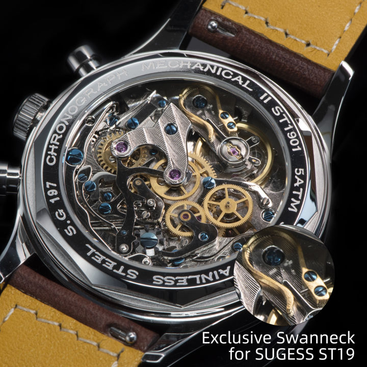 Sugess%20Pilot%20Watch%20with%20Seagull%20Movement%20Swanneck%20Wristwatch%20Mechanical%20Chronograph%20Sappire%20Crystal%20%20Limited%20Racing%201963%20-%20Image%203