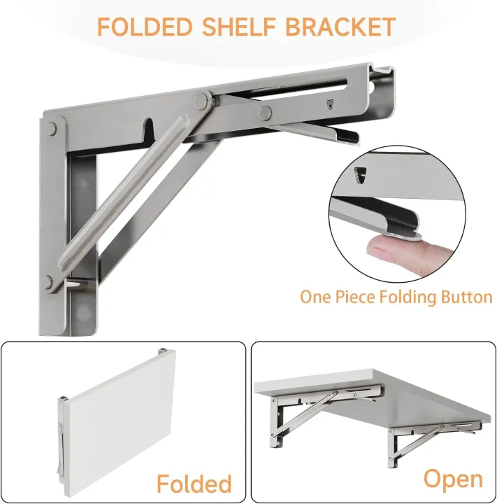 2PCS%20Folding%20Bracket%20for%20Shelf%20Table%20Desk%20Heavy%20Duty%20Floating%20Triangle%20Shelf%20Collapsible%20Space%20Saving%20DIY%20Wall%20Mounted%20Bracket%20-%20Image%204