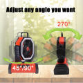 Portable Electric LED Fan Light Outdoor 20000mAh camping with hook USB charging desk fan for Hiking Fishing Picnic Emergency. 