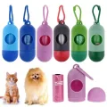 Dispenser Garbage Outdoor Storag Pet Bags Bag Portable Carrier Trash Case Box for Waste Dog Holder Sack Supplies Cat Poop. 