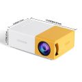 HD 1000 Lumens Mini Projector HDMI, USB SD Card Compatible Run Through Power Bank. 