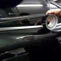 3/5/7/10CM Glossy Black Vinyl Wrap Film Tape Stripes For Car Hood Roof Decal Pillar Chrome Delete Blackout Window Trim Film.
