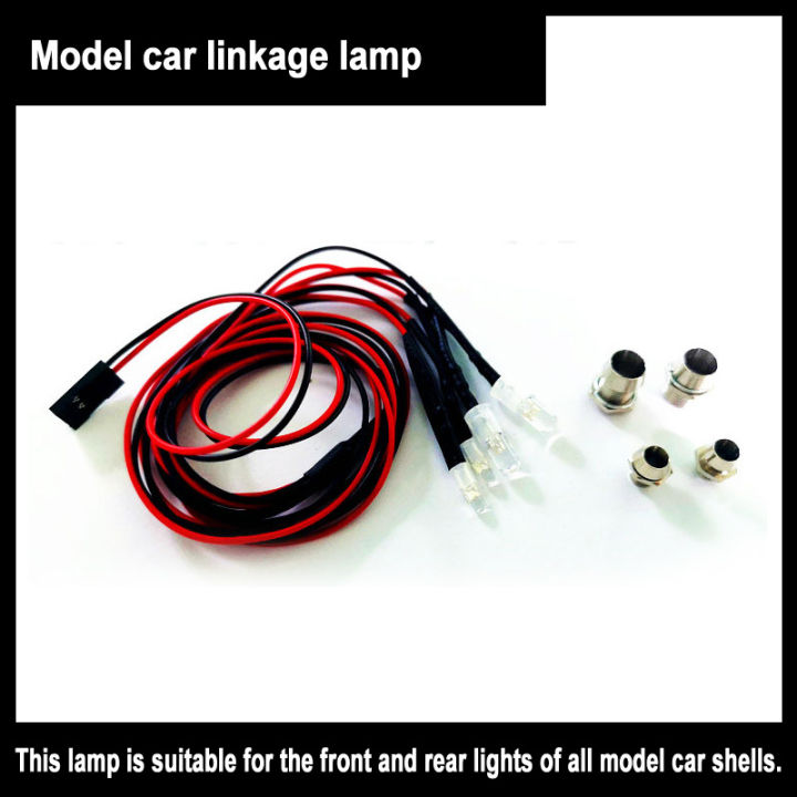 New%204%20LED/6%20LED/8%20led%20Light%20Kit%202%20White%202%20Red%202%20Blue%20for%201/10%201/8%20HSP%20SCX10%20D90%20HPI%20RC%20Car%20RC%20Model%20Drift%20Car%20Headlight%20-%20Image%203