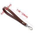 Bag Wrist Strap Soft Portable PU Leather Bag Strap Handles Women Clutch Bag Strap Solid Handle Purse Bag Belt Replacement Strap.