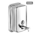 500mL Manual Soap Dispenser Wall Mounted Hand Foam Soap Dispenser Push Pump Soap Dispenser for Bathroom Shower Bath Kitchen Sink Toilets Offices. 