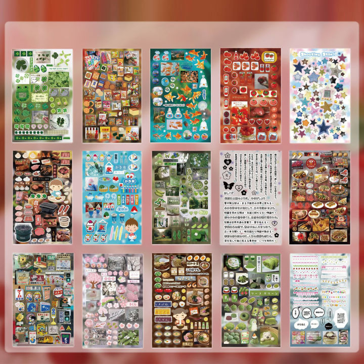 30%20Sheets%20Millennium%20Memories%20Sticker%20Books%20Japenese%20Style%20Cute%20Cartoon%20DIY%20Material%20Decorative%20Stickers%20Die-cut%20Scrapbooking%20-%20Image%208