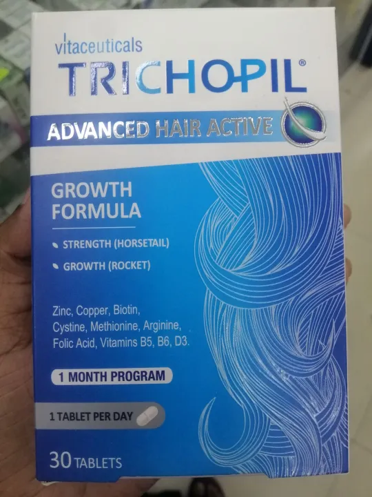 Trichopil%20Advanced%20Hair%20Active%20Growth%20Formula%2030%20Tablets%20%7C%20Biotin,%20Zinc%20&%20Vitamins%20for%20Hair%20Growth%20&%20Hair%20Strength%20-%20Image%205