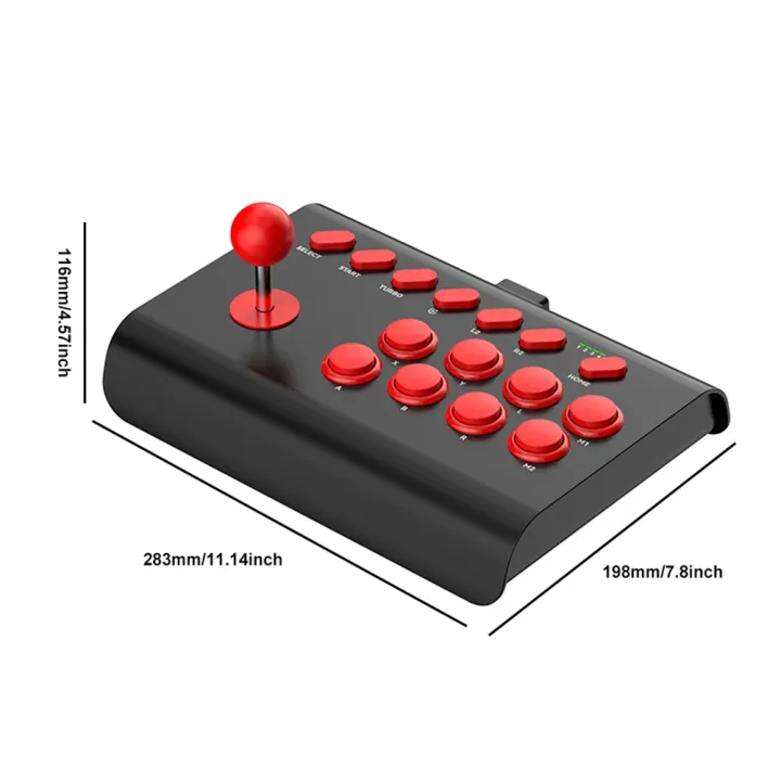 Wired%20Game%20Joystick%20Retro%20Arcade%20Console%20Rocker%20Bluetooth%20Fighting%20Controller%202.4G%20Gaming%20Joysticks%20for%20PS4/PS3/Xbox%20One/Switch%20-%20Image%206