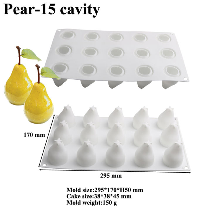 SHENHONG%20Fruits%20Mousse%20Cake%20Molds%20Orange%20%20Pear%20Mango%20Strawberry%20Durian%20Design%20Silicone%20Cake%20Moulds%20Dessert%20Decorating%20Tools%20-%20Image%204