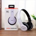 P47 Bluetooth 5.0 Wireless Headphone Foldable HIFI Stereo Bass Earphone Kid Helmet Gift With Mic USB Adaptor For iPhone Game. 