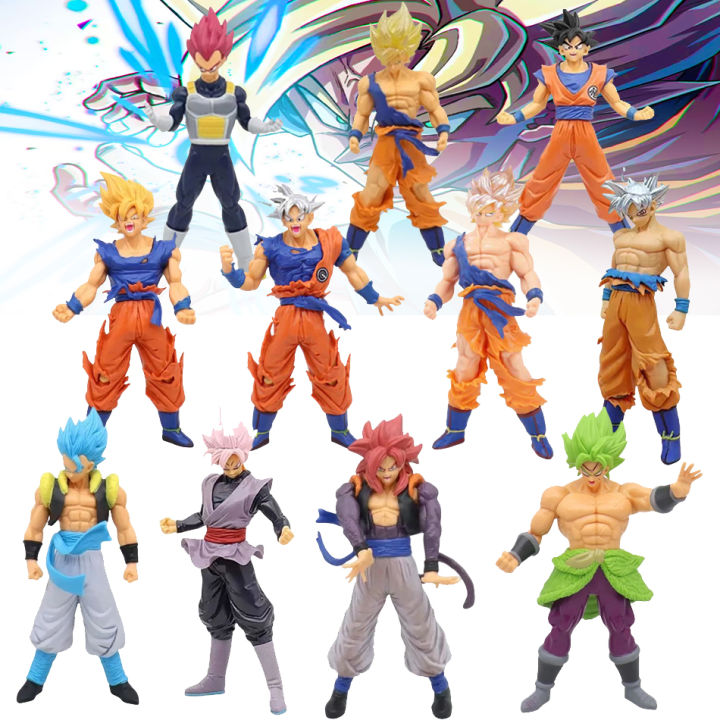 Dragon Ball Z  Goku Broly Vegeta various forms Anime Action Super Saiyan Son Figure Model  Collectible Figurines Kids 