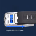 1Pcs 200g/100g 0.01g Precision Portable Car Key Shape Mini Digital Pocket Electronic Gram Scale with LCD Display and Batteries. 