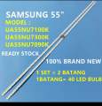 LED backlight samsung55 ue55nu7100 ua55nu7100 un55ru7100 ua55nu7100 un55nu7200 ua55nu7300 1 set with 2 rows of new 40led. 