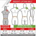 Kobo 10 mm WTB-16 Adjustable Lever Gym Belt- Heavy Duty Weightlifting Support. 