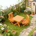 3 pcs 1:12 scale set of furniture and tables, including miniature items for doll houses, mini living rooms, outdoor camping.