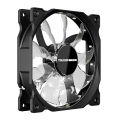 TEUCER 120mm Cooling Fan RGB Vortex Light Effects 12V Big 4Pin Cascadable Hydraulic Bearing Quiet PC Case Fan. 