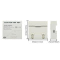 2pcs Tuya Wifi Smart Switch Home Automation Controller 7-32V 85-250V 220V 4 Channels 10A  Wifi Relay Controller APP. 