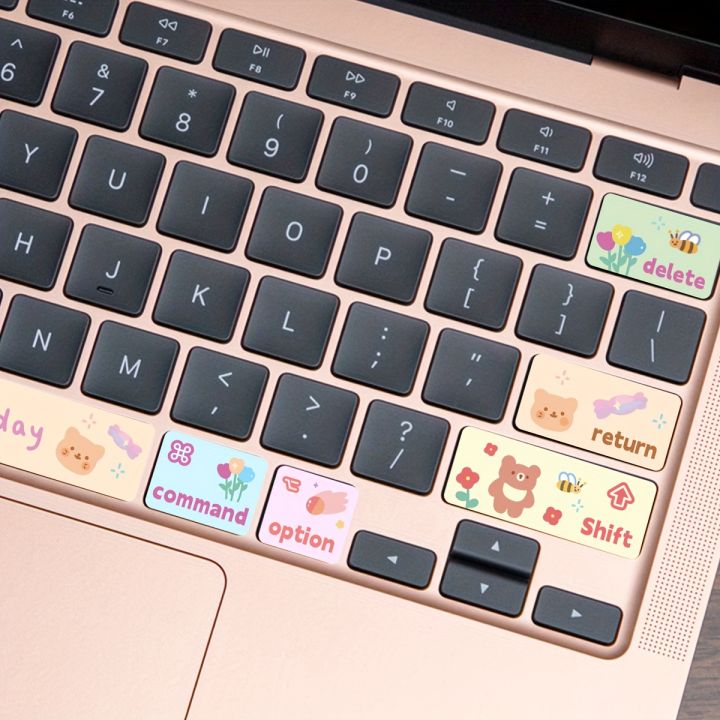 1PCS%20Cute%20Bear%20Pattern%20Cute%20Cat%20Pattern%20Laptop%20Partial%20Keyboard%20Skin%20Stickers%20-%20Image%204