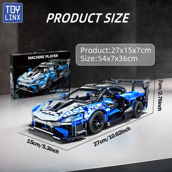ToylinX%201/18%20523%20PCS%20Technical%20Mechanical%20Supercar%20Racing%20Racing%20Building%20Block%20Assembled%20Toy%20Car%20for%20Kids%20Boy%20%20%20-%20Image%202