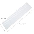38cm long Drawer Divider Organizers, 4 PCs DIY Plastic Grid, Plastic Adjustable Drawer Dividers, Household Storage - Makeup Socks, Underwear, Organizer for Clothes, Kitchen, Office. 