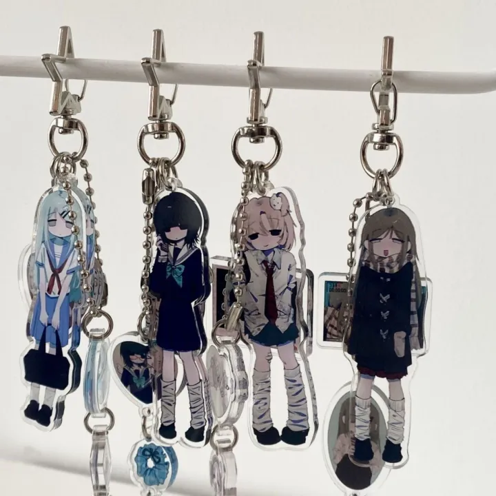 Cartoon%20Pretty%20Girl%20Acrylic%20Keychain%20Phone%20Lanyard%20Kawaii%20Backpack%20Pendant%20Charm%20Key%20Hanging%20Decoration%20Accessories%20-%20Image%202