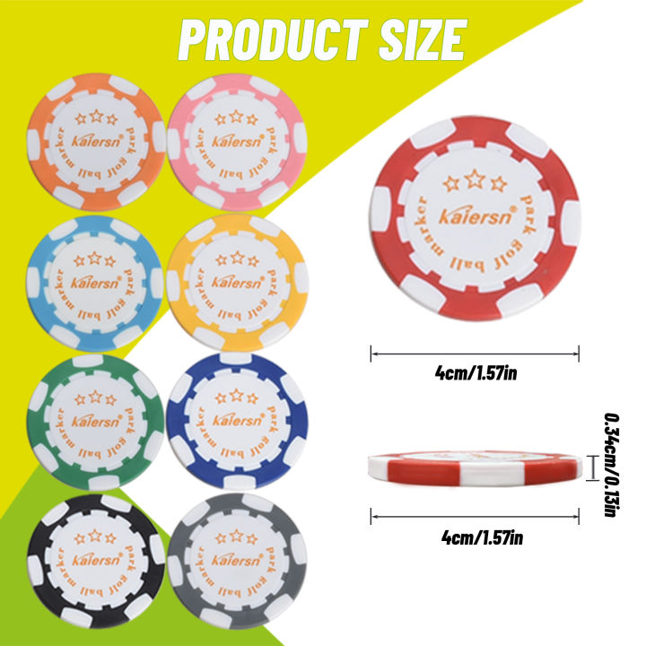 Kaiersn%209Pcs%20Golf%20Ball%20Marker%20With%20Golf%20Hat%20Clip%20Tool%20Golf%20Marker%20Chips%20Outdoor%20Golf%20Accessories%20-%20Image%206