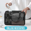 Portable Bathing Bag Mesh Shower Toiletry Pouch Travel Makeup Storage Holder Bathroom Accessories Organizer Beach Bag. 