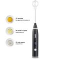 RAF Coffee Beater & Egg Whisker USB Rechargeable 3-Speed Adjustable Handheld Electric Foam Maker with 2 Stainless Whisks Egg Beater Mini Blender Drink Mixer for Coffee, Cappuccino. 