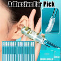 Reusable Silicone Earwax Remover Soft Sticky Ear Picks Disposable Adhesive Gentle Ear Cleaner Safe for Kids Adults. 