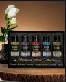 Premium Arabic Attar Gift Set – 5 Exclusive Fragrances (Vampire Blood 3ml, Cool Water3ml, Fantasy 3ml, Sultan 3ml, Ehsaas Al Arabia 3ml). 