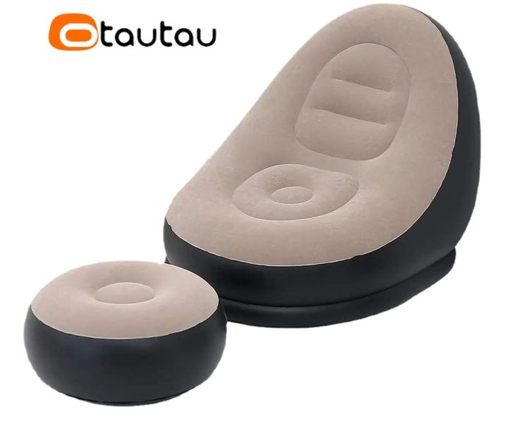 OTAUTAU%20Inflatable%20Lounger%20with%20Footstool%20Ottoman%20Chaise%20Lounge%20Recliner%20Outdoor%20Portable%20Camping%20Couch%20Garden%20Chair%20Pouf%20SF029%20-%20Image%202