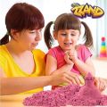 Kids Play Sand Bucket Activity Kit Natural Scented 300 Gram of Free Flowing & Easy to Mold Play Sand Sensory Sand Kit Gift for Boys & Girls ( 300 GM )  2 COLOR. 