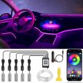 Universal Ambient Light For All Cars Dashboard & Doors 5 pcs Set. 